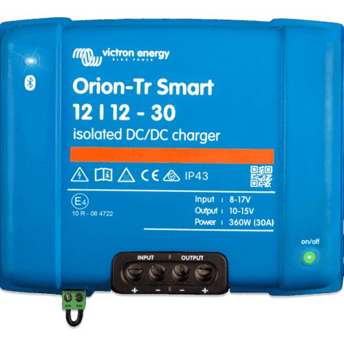 Victron Orion-Tr Smart 12/12-30A -eristetty DC-DC-laturi